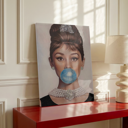 Frosted For You Art Piece - Audrey Bubblegum