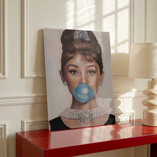 Frosted For You Art Piece - Audrey Bubblegum