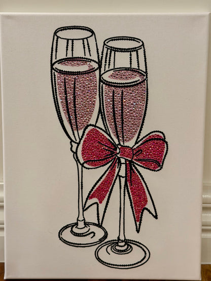 Pop The Bubbly – Ready-To-Ship Frosted Art