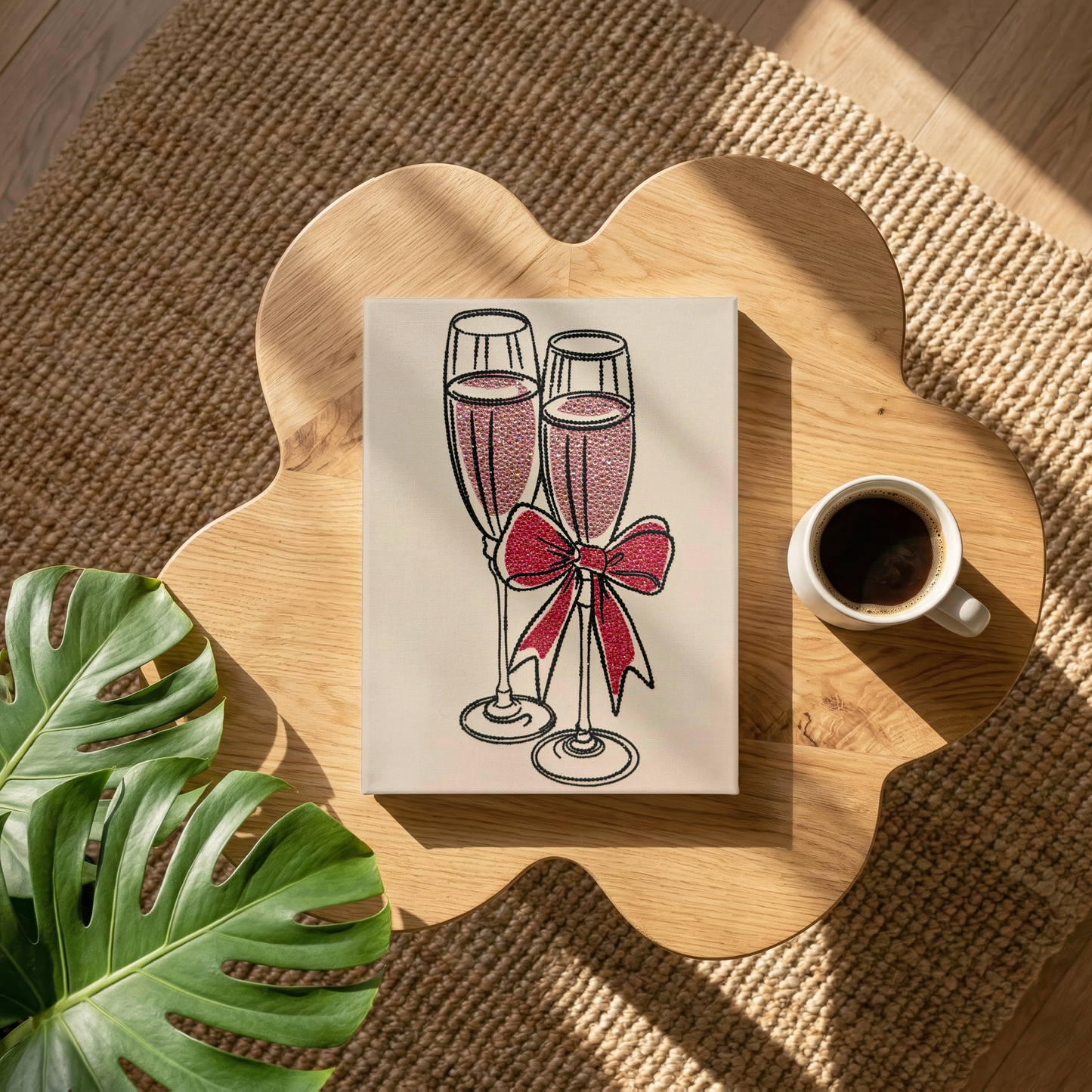 Pop The Bubbly – Ready-To-Ship Frosted Art