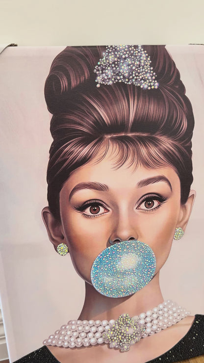 Frosted For You Art Piece - Audrey Bubblegum